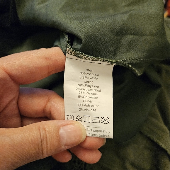 SCARLET DARKNESS Women's Forest Green Embroidered Renaissance Dress Small - Picture 15 of 15